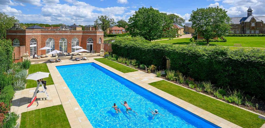 An image of people using the outdoor swimming...