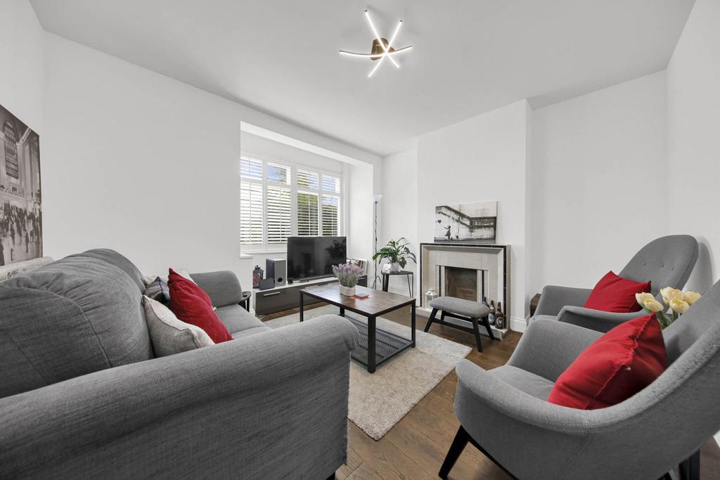 Living room, fireplace