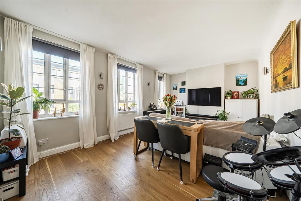 Open-plan living area, open plan living