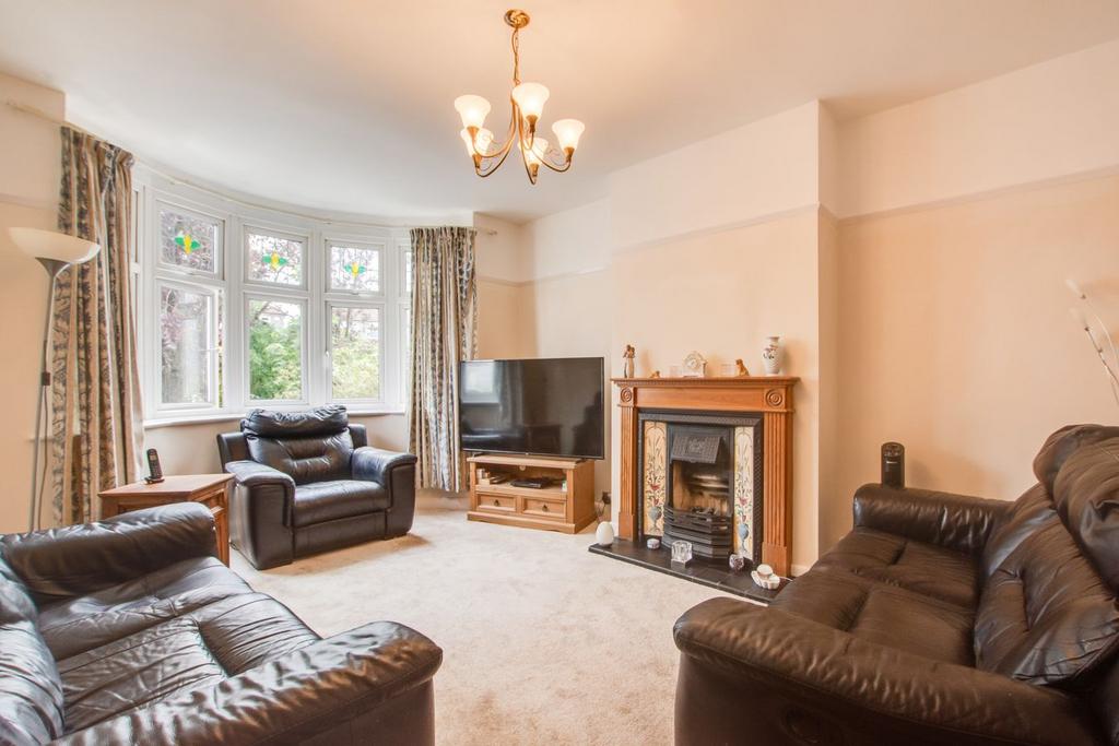 Living room, fireplace