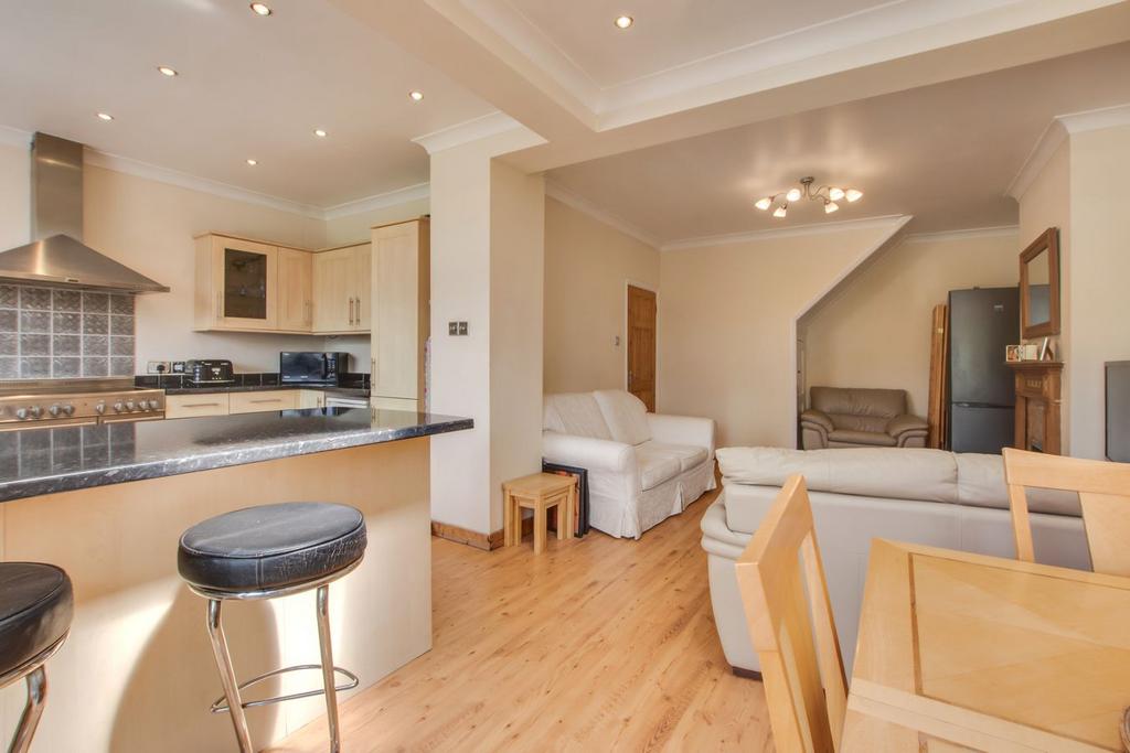 Open-plan living area, open plan living