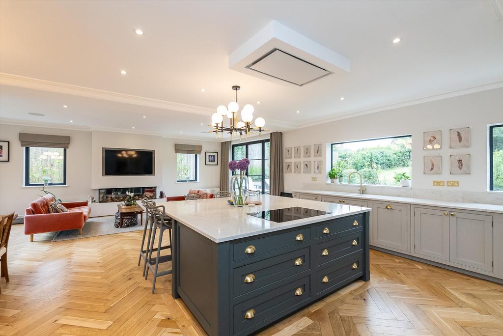 Open-plan living area, open plan living