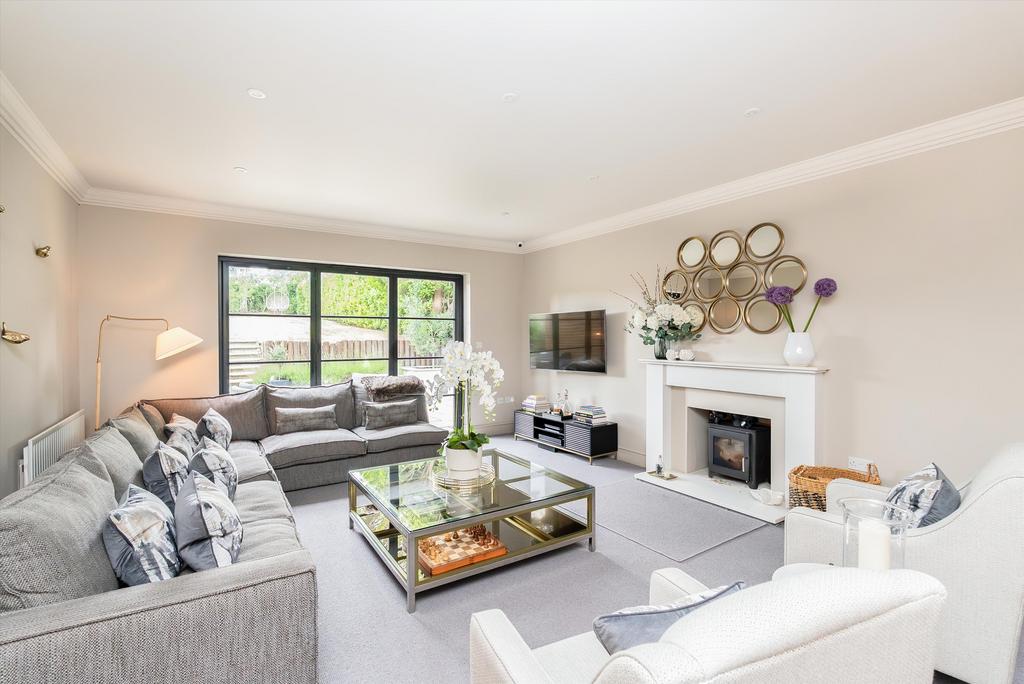 Living room, fireplace