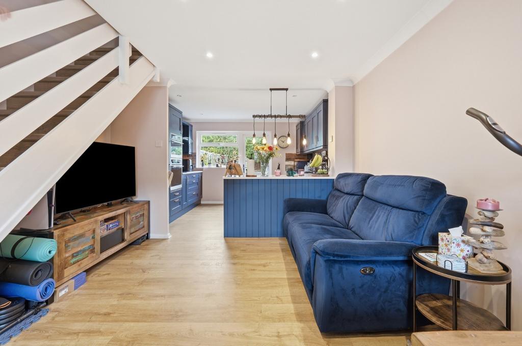 Open-plan living area, open plan living