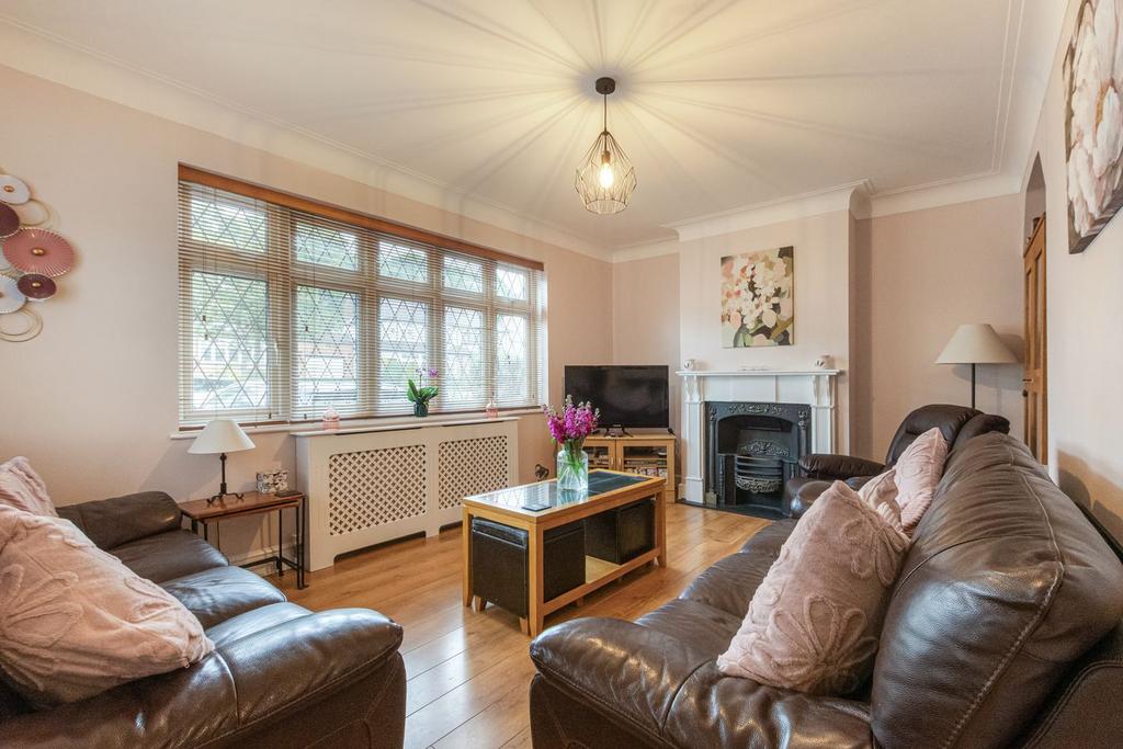 Living room, fireplace