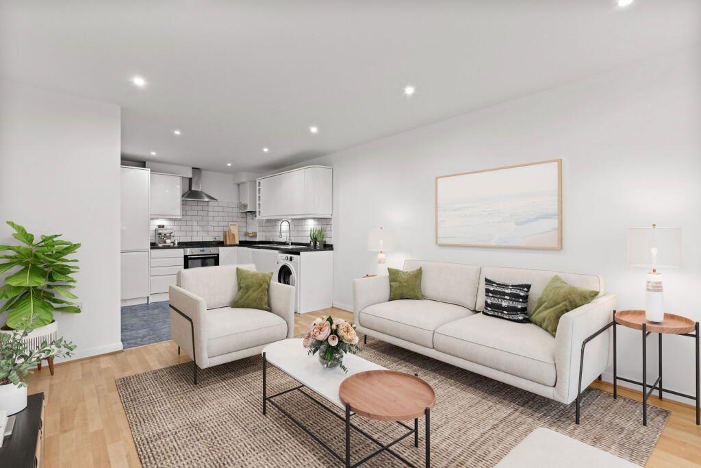 Open-plan living area, open plan living