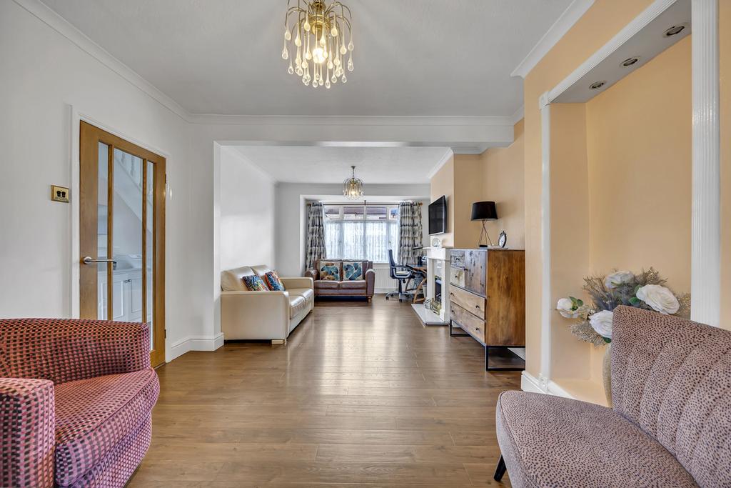 Living room, fireplace
