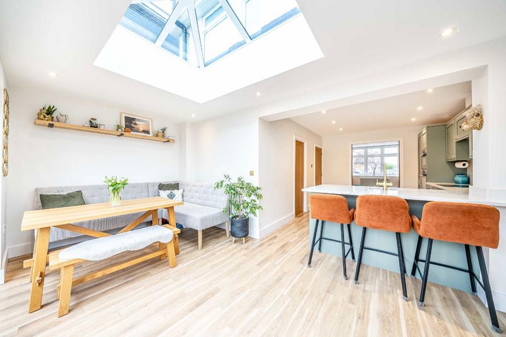 Open-plan living area, open plan living