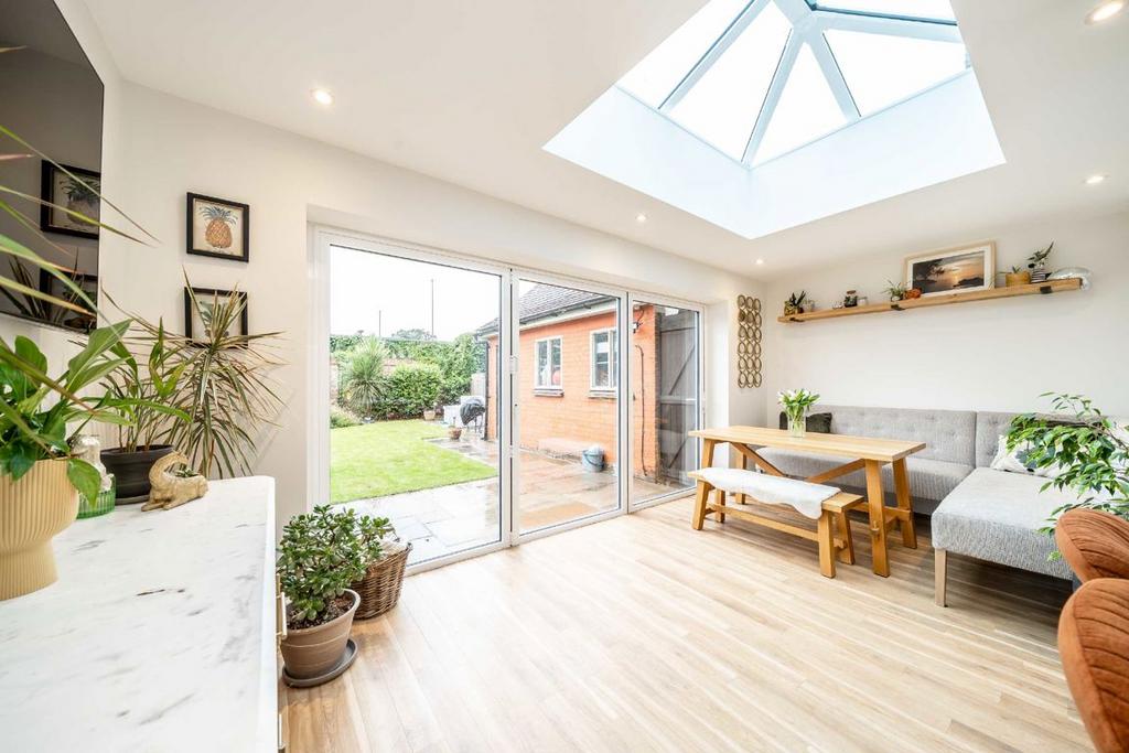 Open-plan living area, open plan living