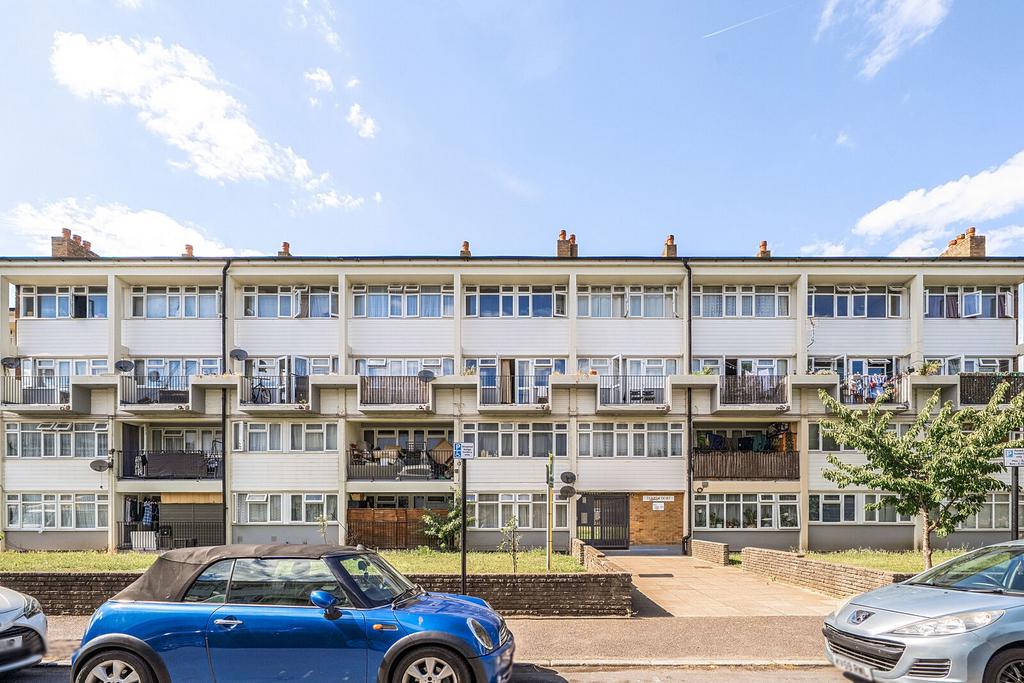 Apartment building facade, block of apartments