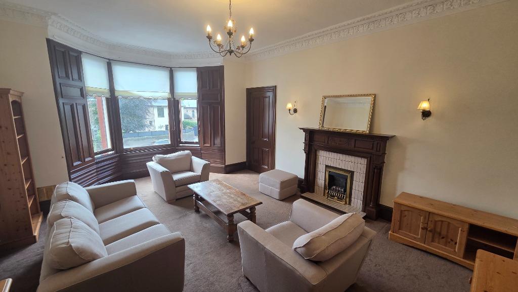 Living room, fireplace