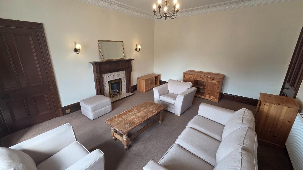 Living room, fireplace