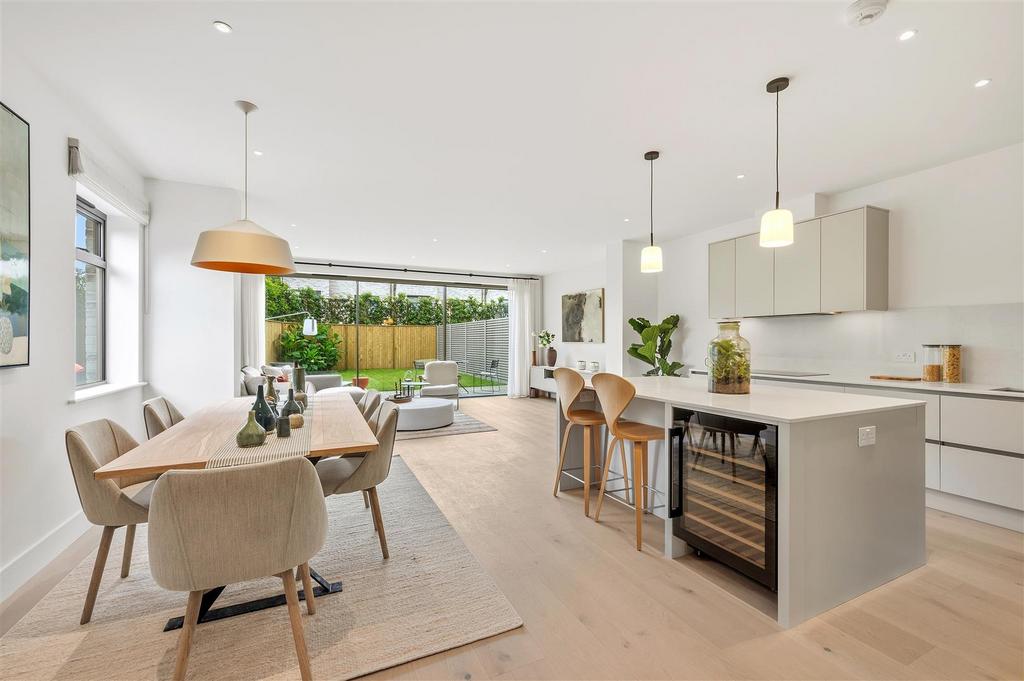 Open-plan living area, open plan living