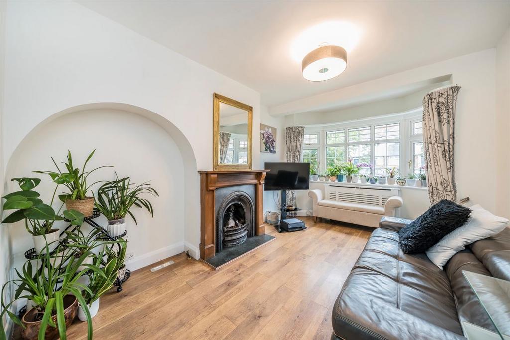 Living room, fireplace