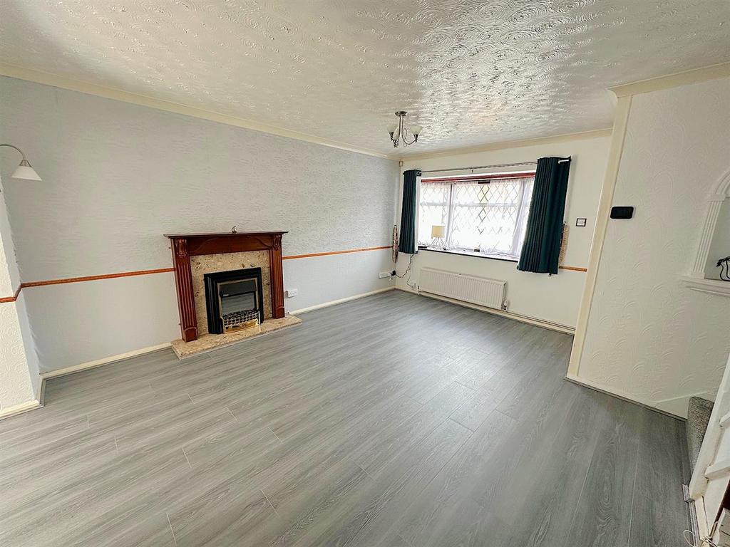 Living room, fireplace