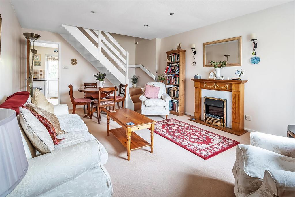 Open-plan living area, open plan living, fireplace