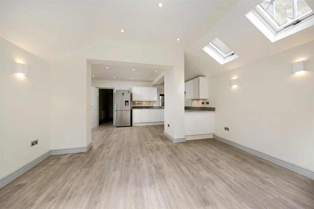 Open-plan living area, open plan living