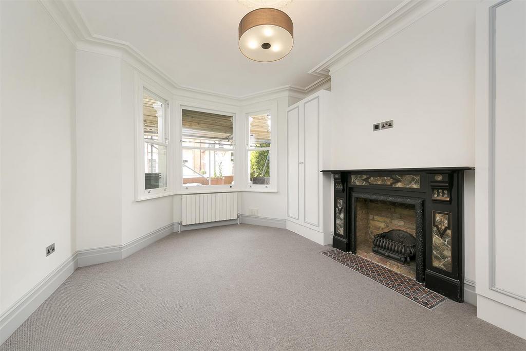 Living room, fireplace