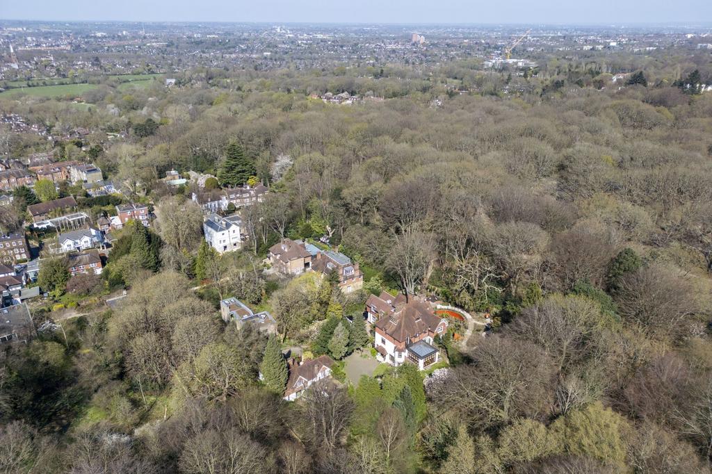 Aerial view, land