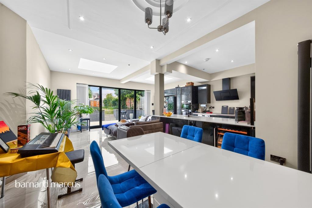 Open-plan living area, open plan living