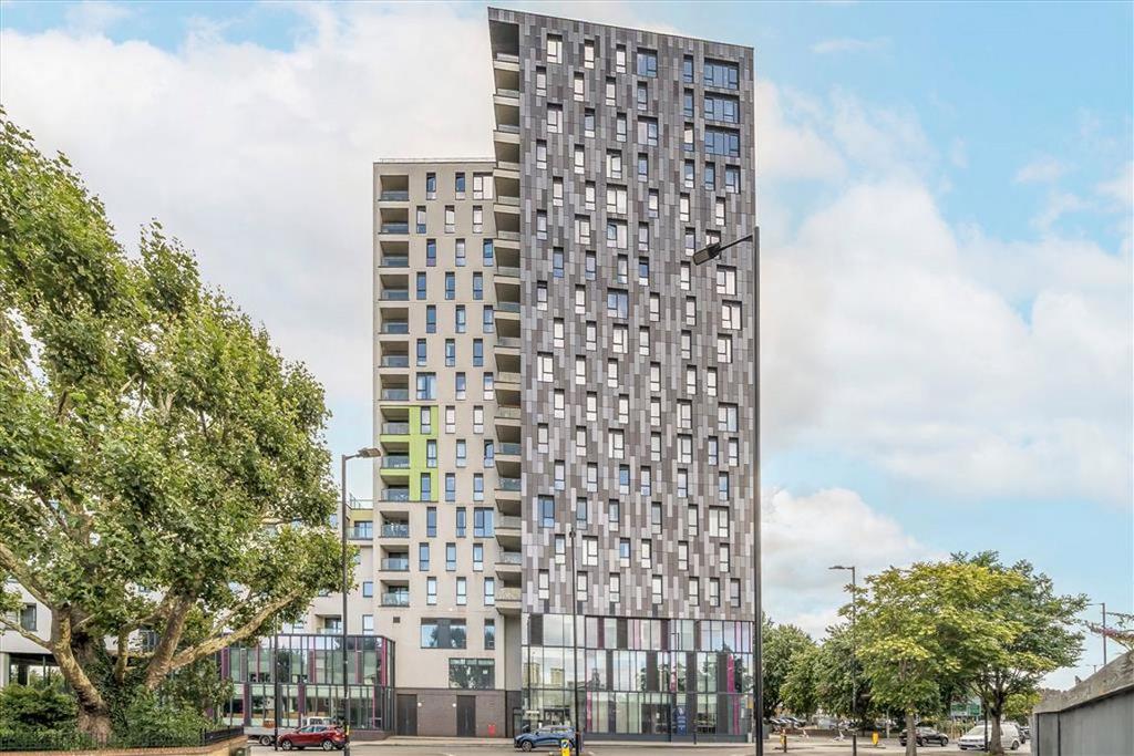 Apartment building facade, block of apartments