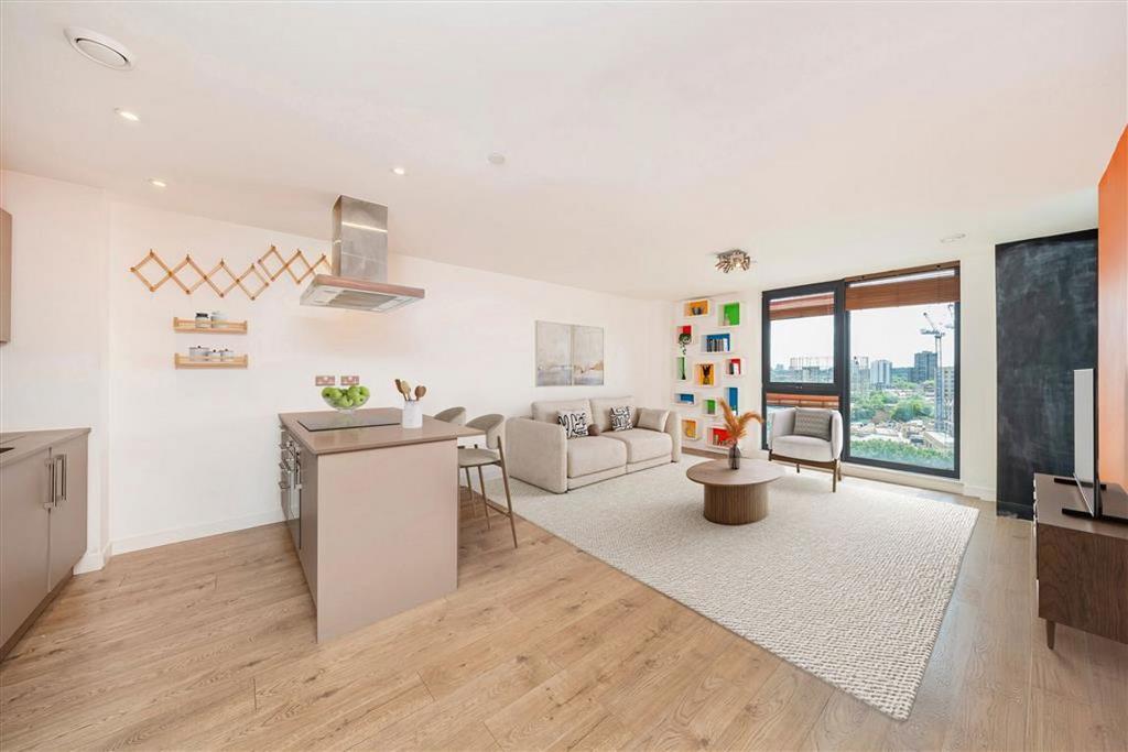 Open-plan living area, open plan living