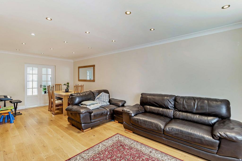 Open-plan living area
