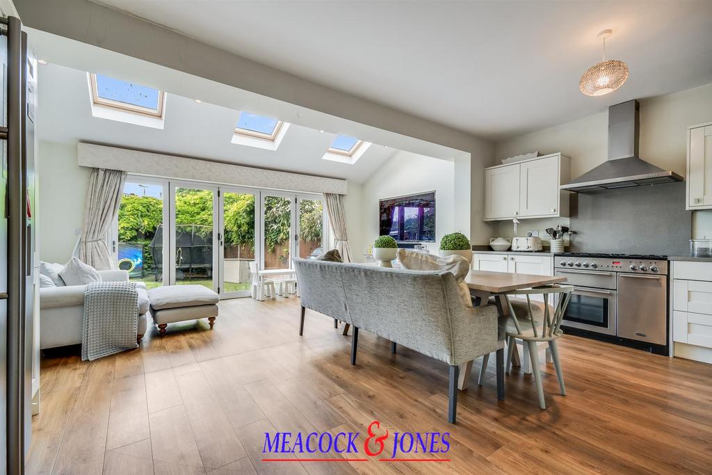 Open-plan living area, open plan living