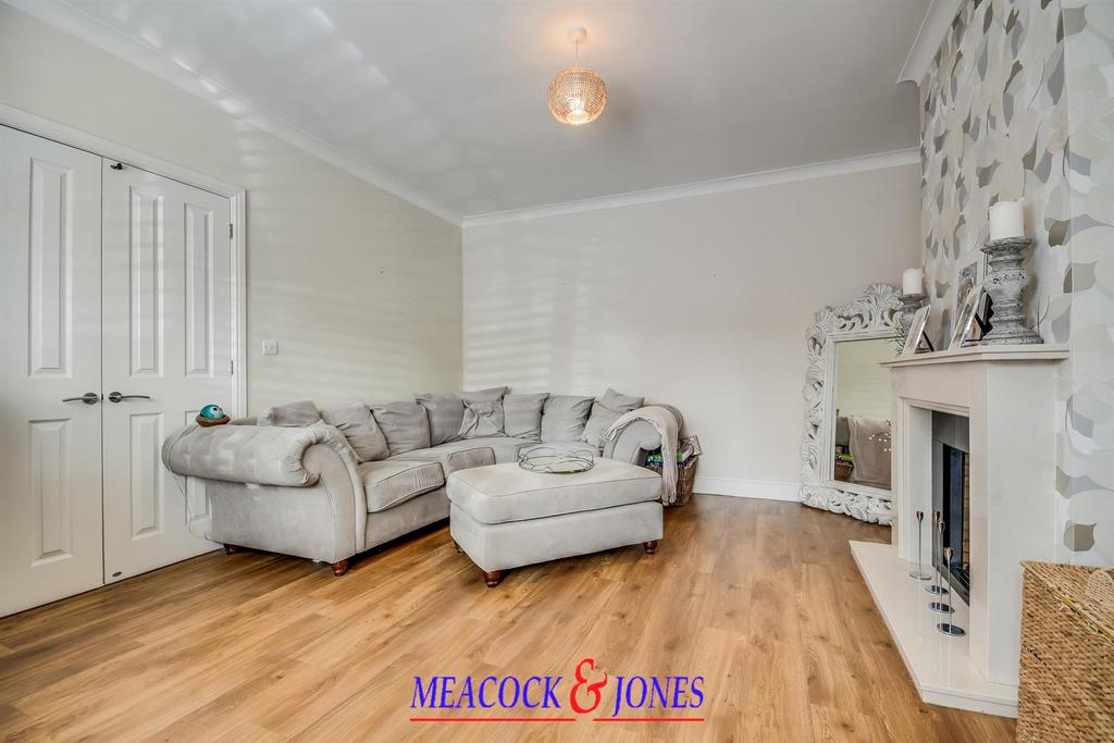Living room, fireplace