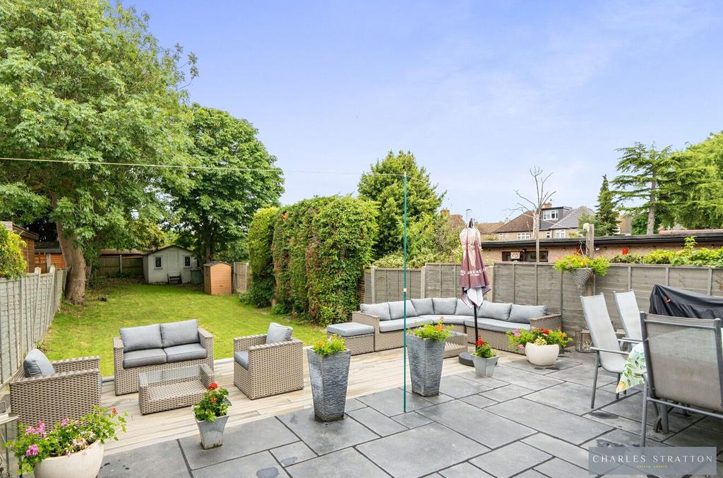 Patio view, garden