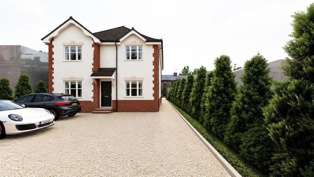 House exterior, off-street parking, driveway