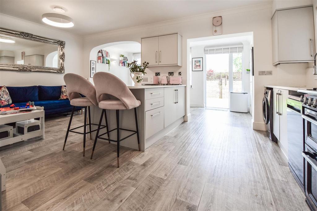 Open-plan living area, open plan living