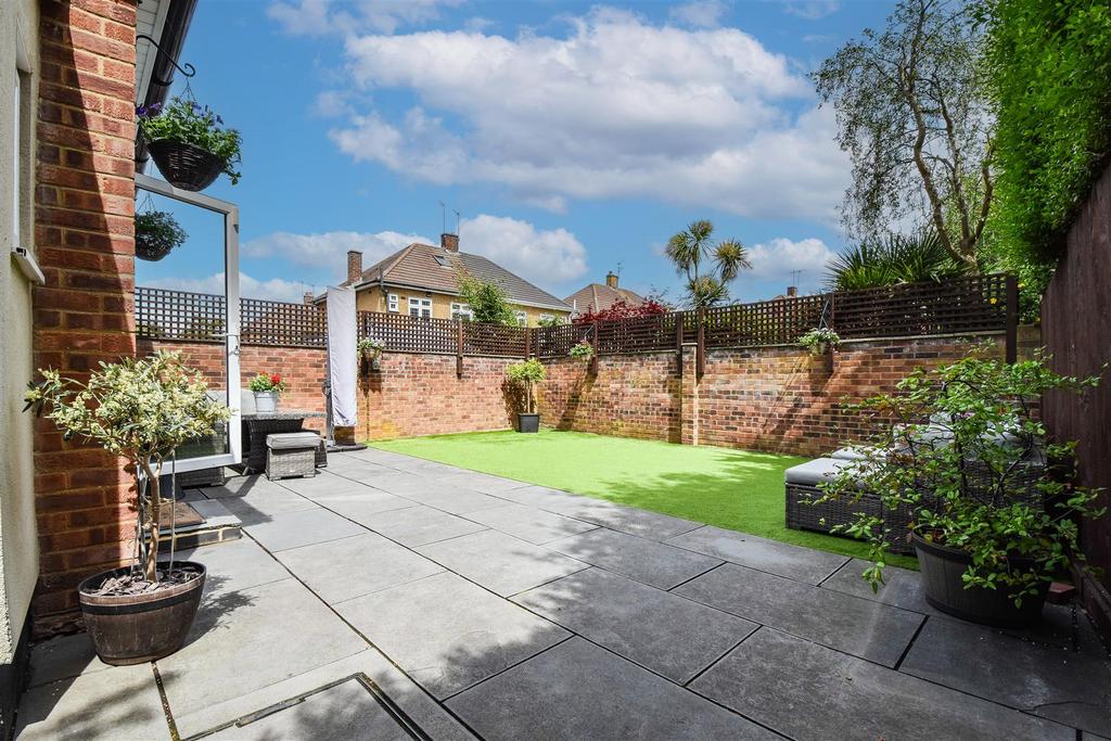Patio view, garden