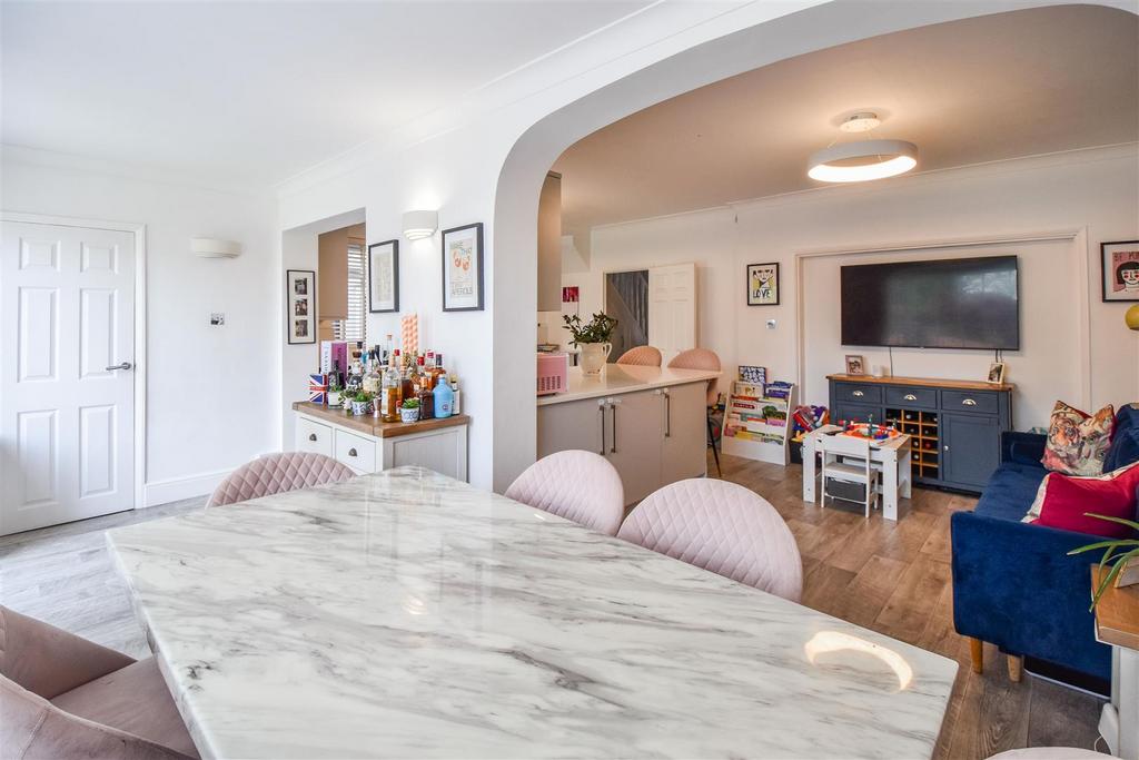 Open-plan living area, open plan living