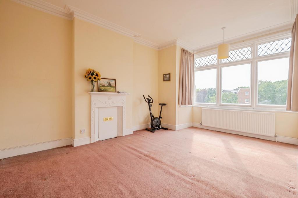Living room, fireplace