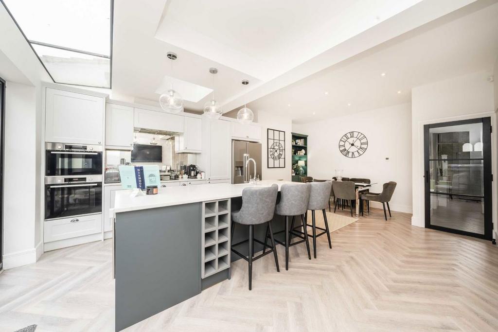 Open-plan living area, open plan living