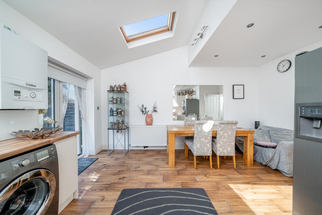 Open-plan living area, open plan living