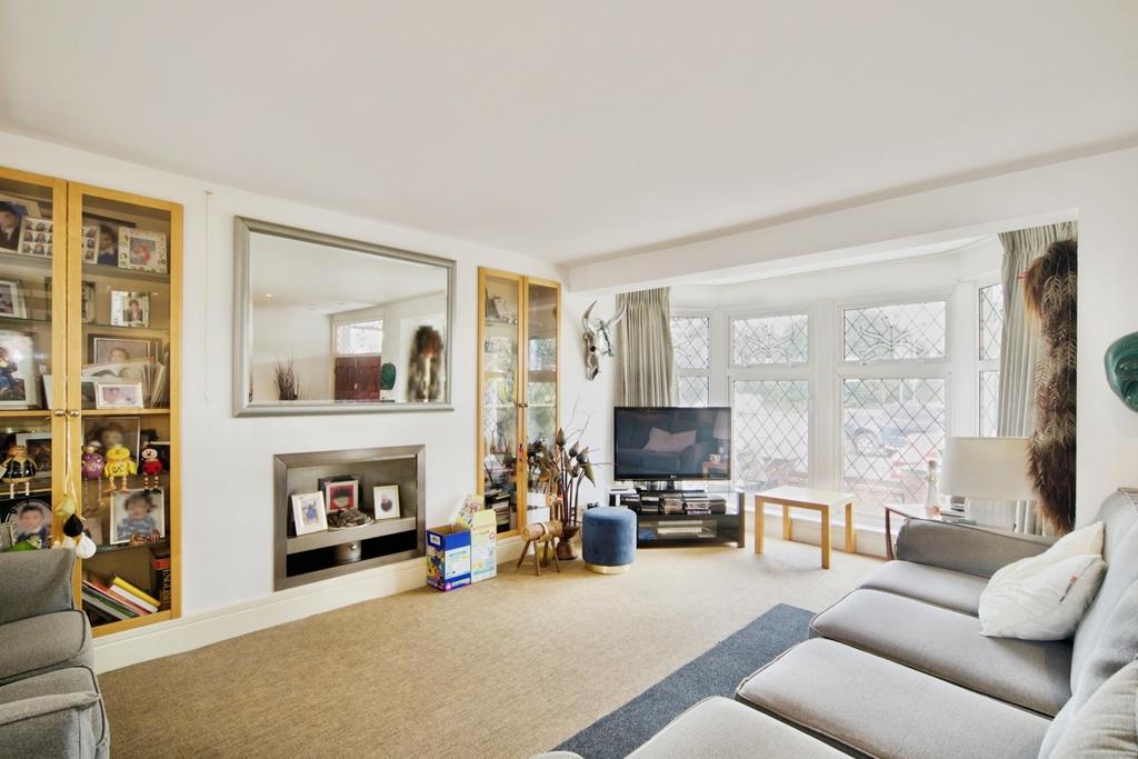 Living room, fireplace