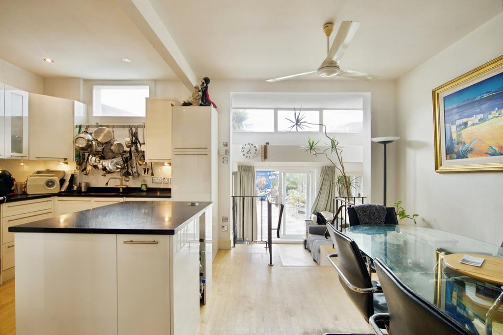 Open-plan living area, open plan living
