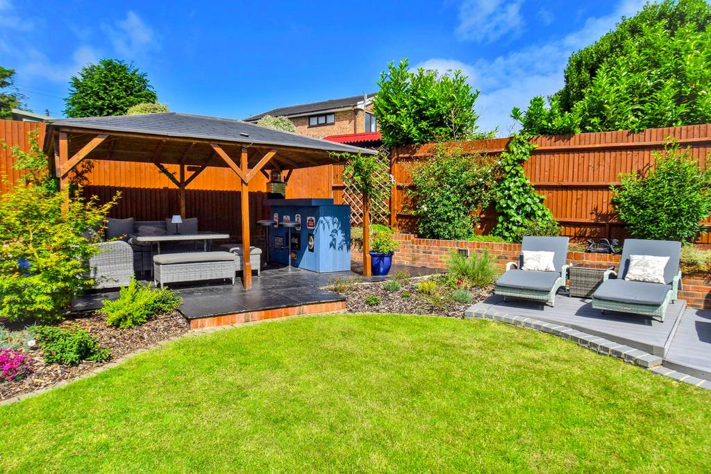 Patio view, garden
