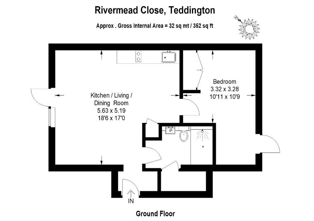 Apartment in London, Ham - More