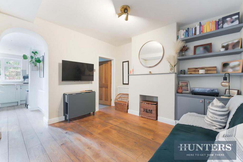 Living room, fireplace