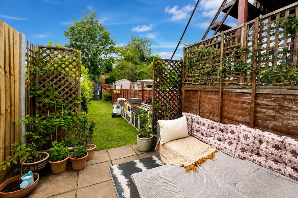 Patio view, garden