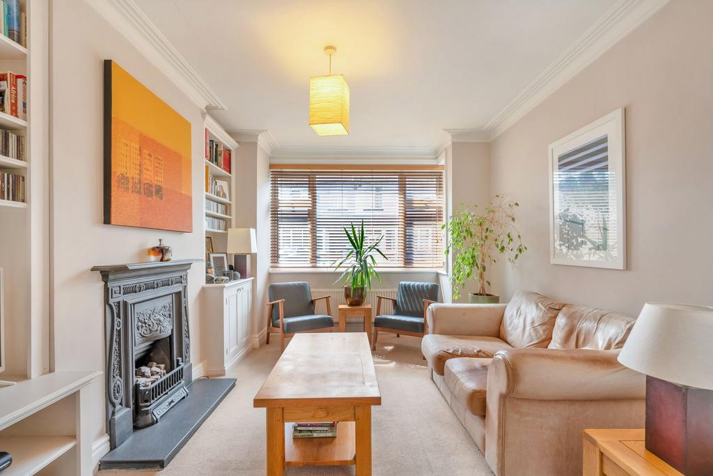 Living room, fireplace