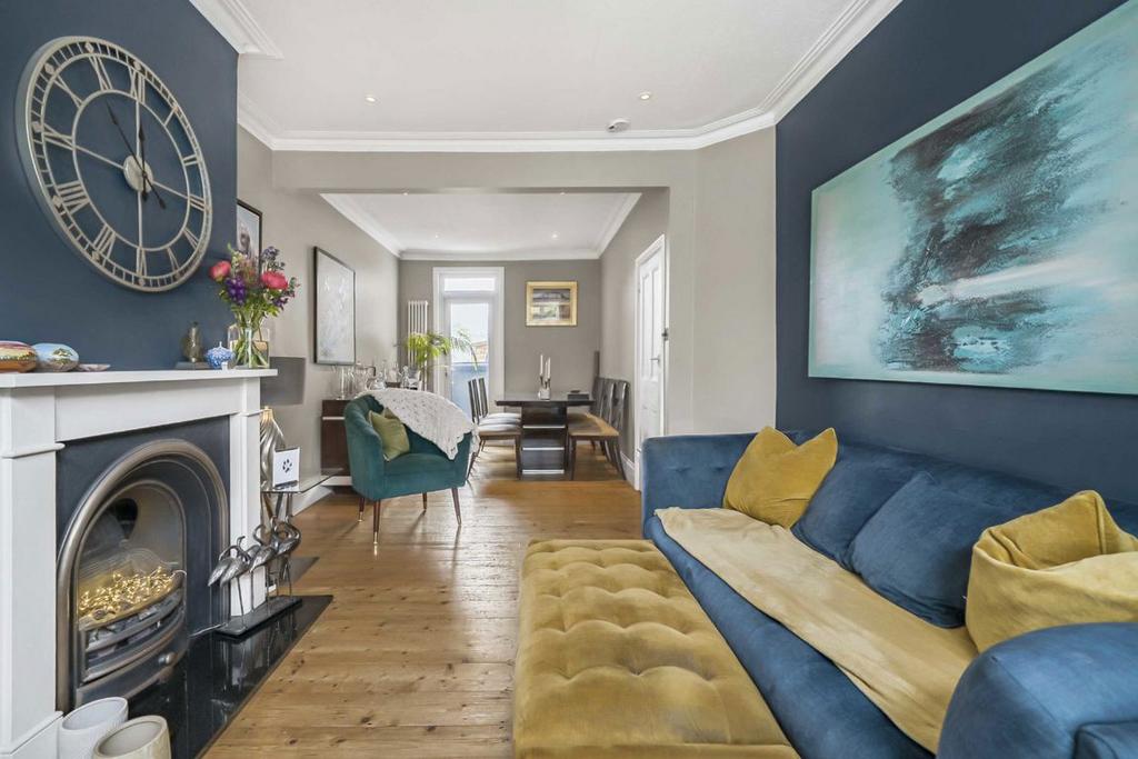 Open-plan living area, open plan living, fireplace
