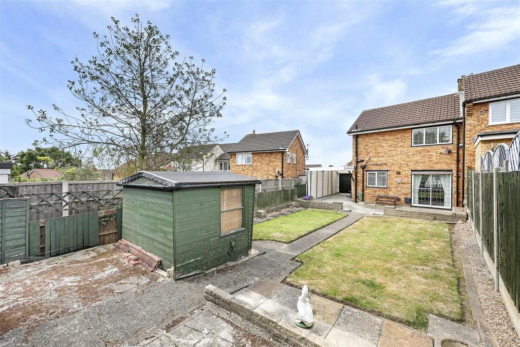 Garden view, out buildings