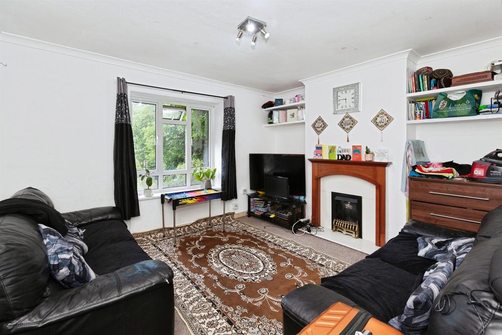 Living room, fireplace