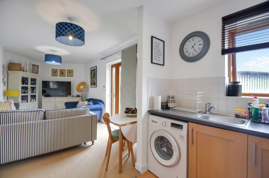 Open-plan living area, open plan living