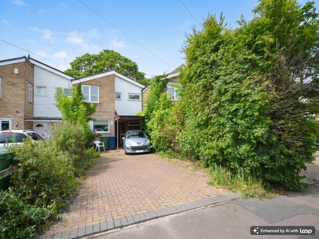 House exterior, garage