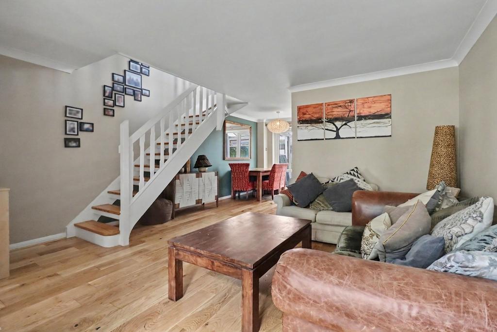 Open-plan living area, open plan living